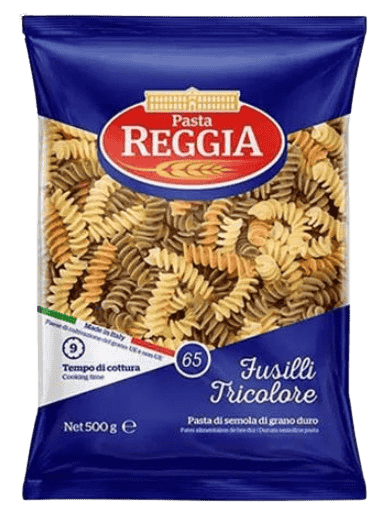 Reggia Pasta Coloured Fusilli 500G