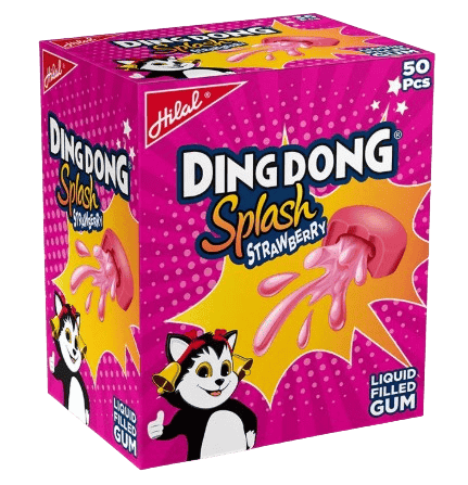 DingDong Splash Strawberry Box 50Pcs