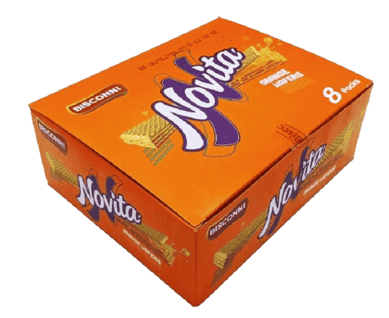 Bisconni Novita Orange Wafers 8pcs