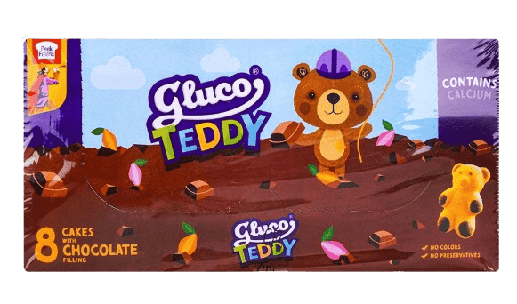 Peak Freans Teddy Bear Chocolate Cake 8Pcs