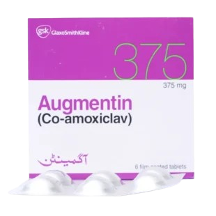 Augmentin 375mg 6 Tabs