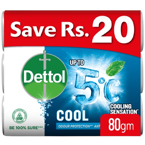 Dettol Cool Soap 85gm 1x3