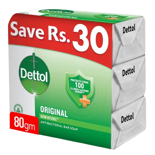 Dettol Original Soap 3 Pcs Bundle