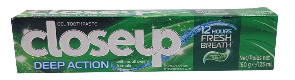 Closeup Deep Action Menthol Fresh Toothpaste 160 GM