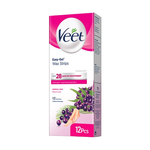 Veet Wax Strips Normal Skin 12pcs
