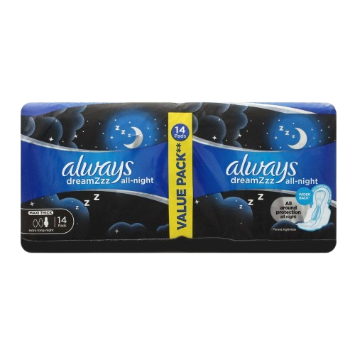 Always DreamZzz All Night Maxi Thick Extra Long 14 Pads