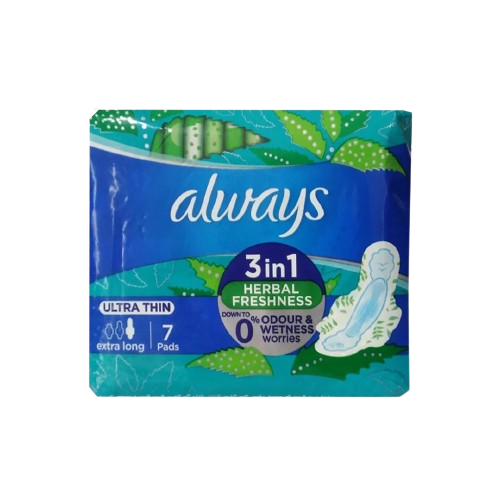 Always 3-in-1 Ultra Thin (Extra Long) Sanitary Pads, 7
