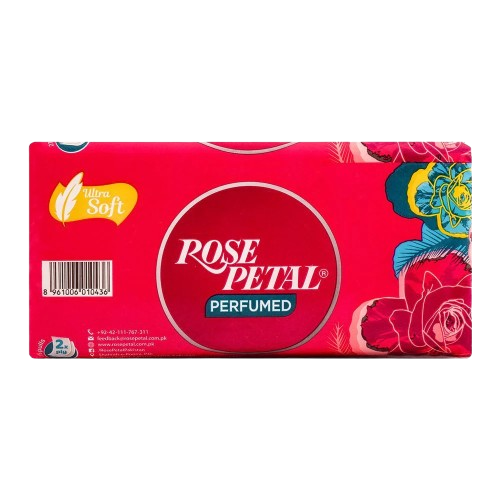 Rose Petal Ultra Soft Perfumed Tissues 550-Pack