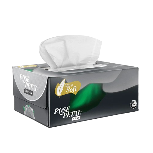 Rose Petal Pop Up Tissue Box