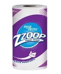 Rose Petal ZZoop Paper Towel Single