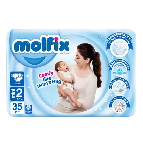 Molfix Diaper Mini Twin Pack Size2 35Pcs