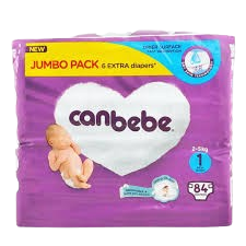 Canbebe Diapers Size 1 (Newborn), 84 Pcs