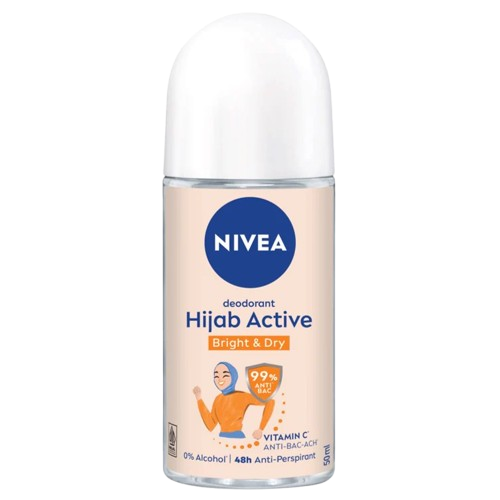 Nivea Hijab Active Bright & Dry  Roll On 50ml