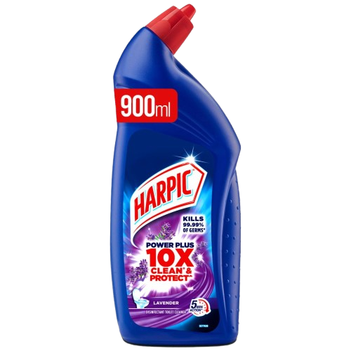 Harpic Power Plus Toilet Cleaner, Lavender 900Ml