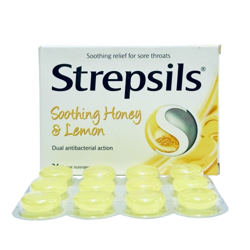 Strepsils Honey & Lemon 6 Lozenges