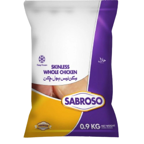 Sabroso Skin Less Whole Chicken 900g