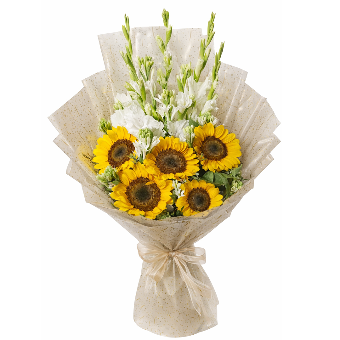 Sunflower & Gladiolus Bouquet