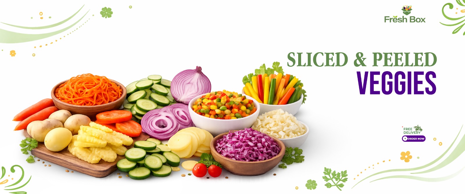 Fresh groceries and vegetables