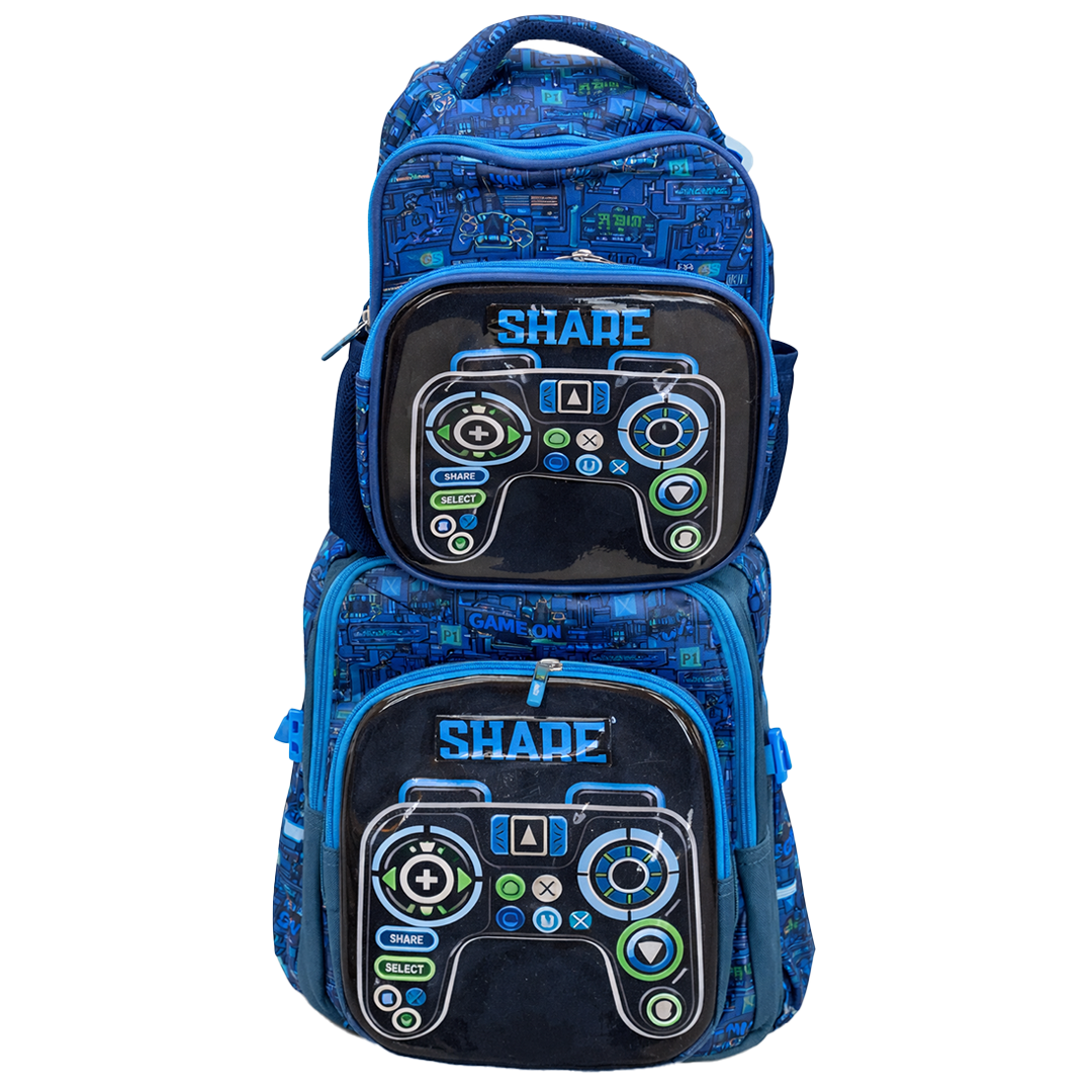 Gaming Wheeled Trolley Bag – Blue