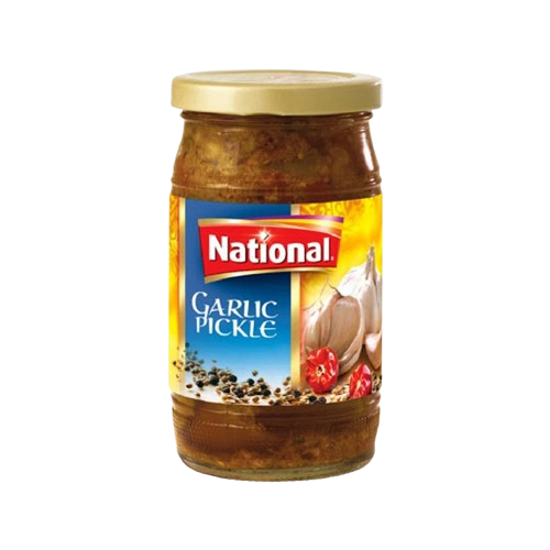 National Garlic Pickle In Oil 370gm