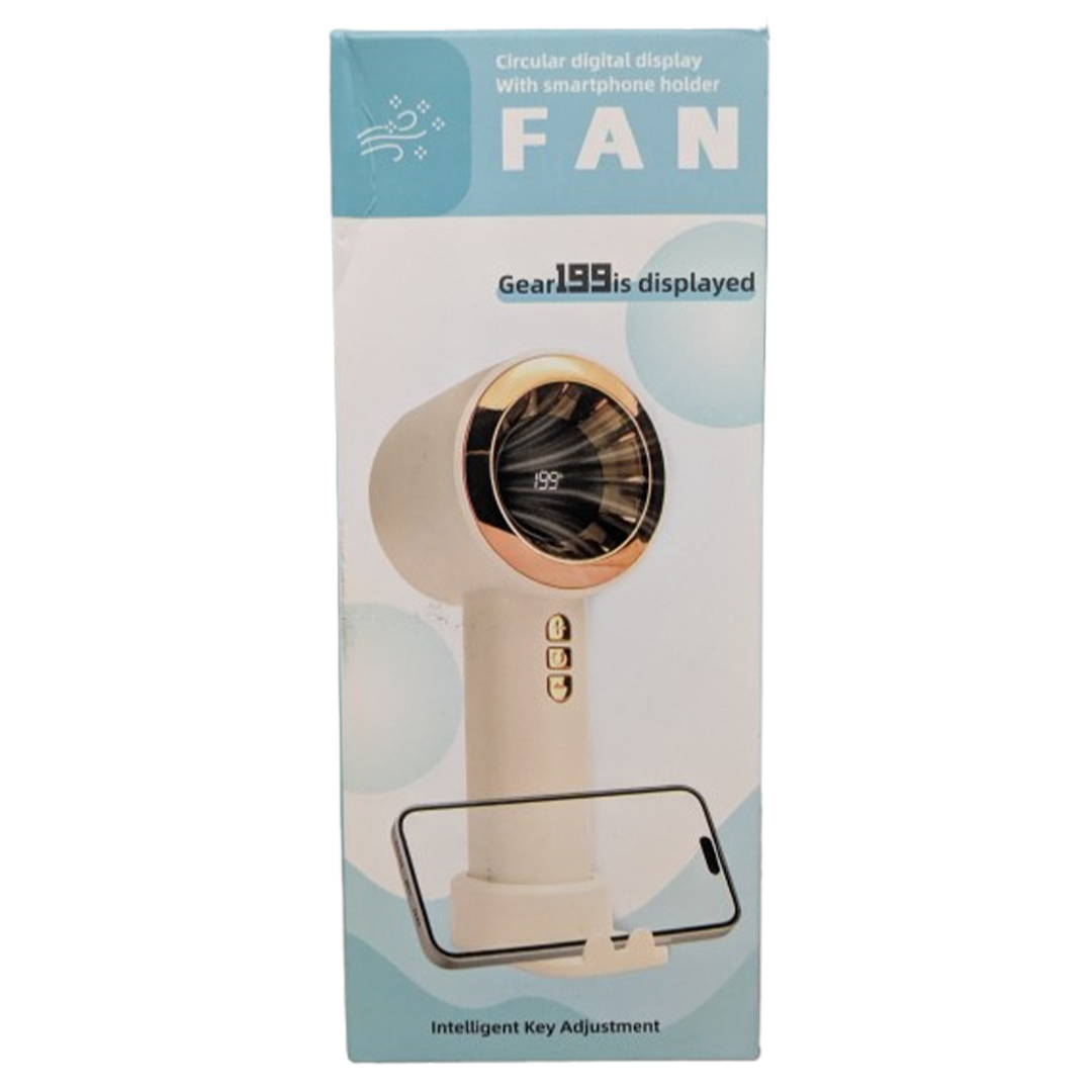 High Speed Handheld Fan With Phone Holder