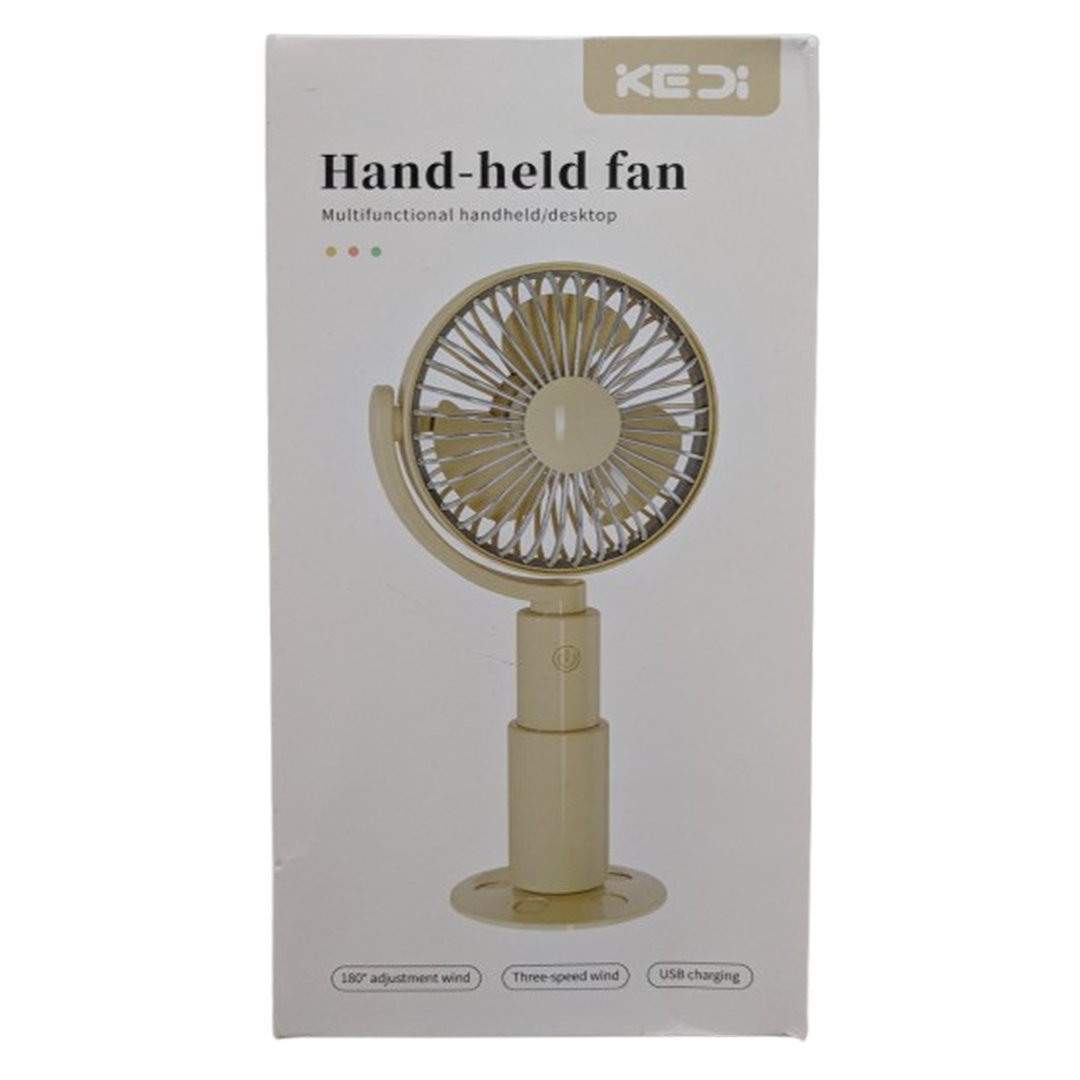 KEDI 180° Adjustable Handheld & Desktop Fan