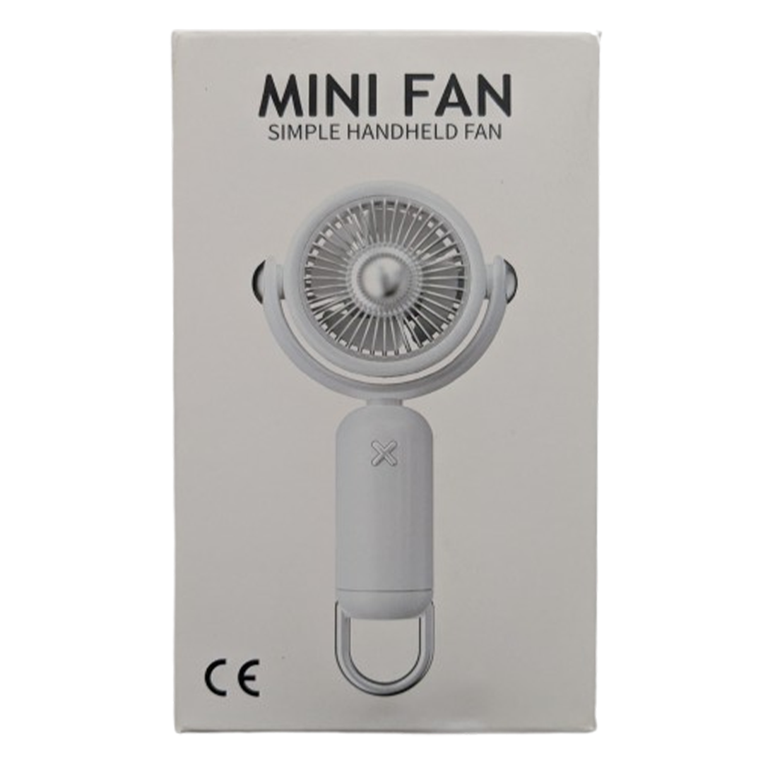 Simple Handheld Mini Fan With Hook
