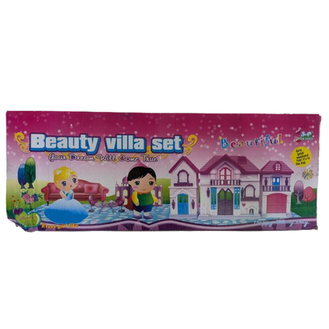Big Size Beauty Villa Dollhouse Play Set