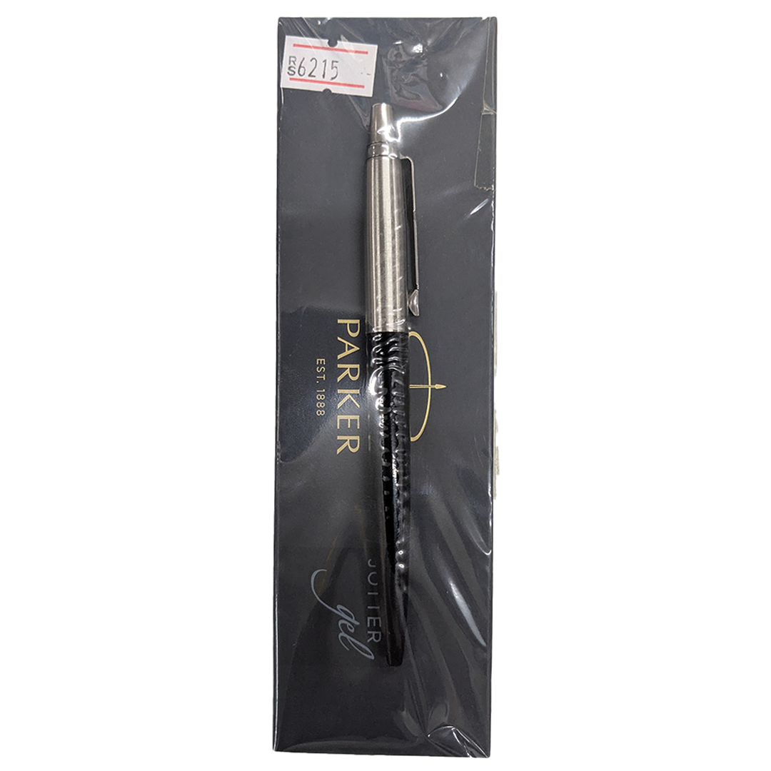 Parker Jotter Gel Pen Black with Stainless Steel Cap
