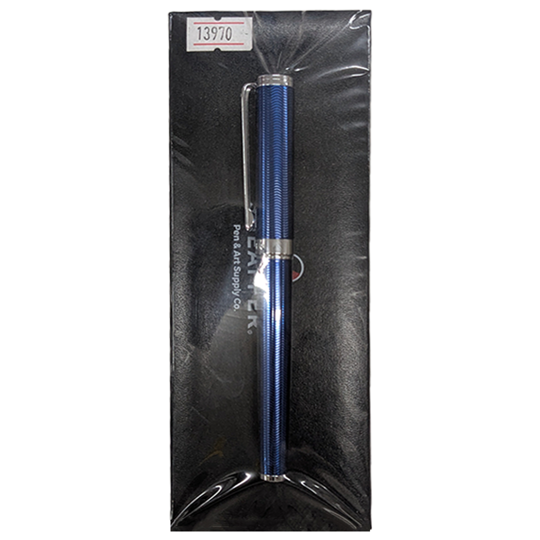 heaffer Sentinel Blue Textured Ballpoint Pen