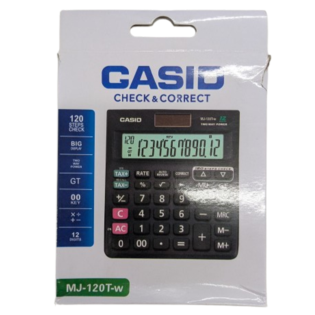 Casio MJ-120T-w Desktop Calculator
