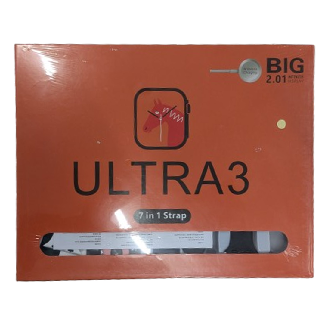 Ultra 3 Smart Watch with 7 Straps
