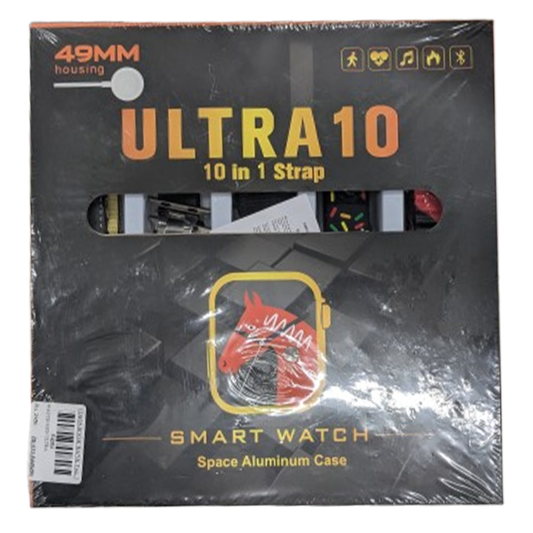Ultra 10 Smart Watch (10 in 1 strap)