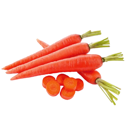 Sliced Red Carrots Round Cut 250g