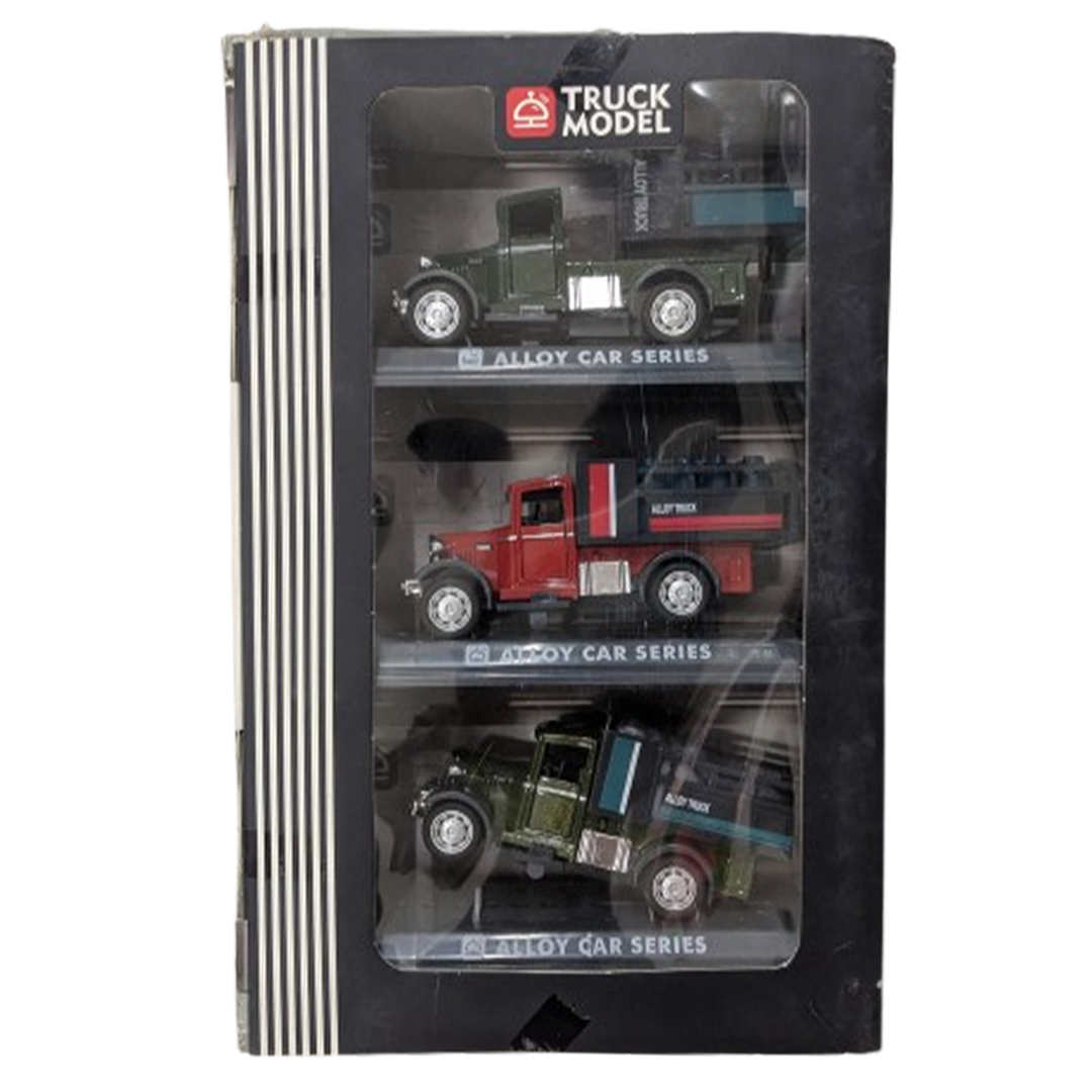 3 Pack Antique Style Die Cast Trucks