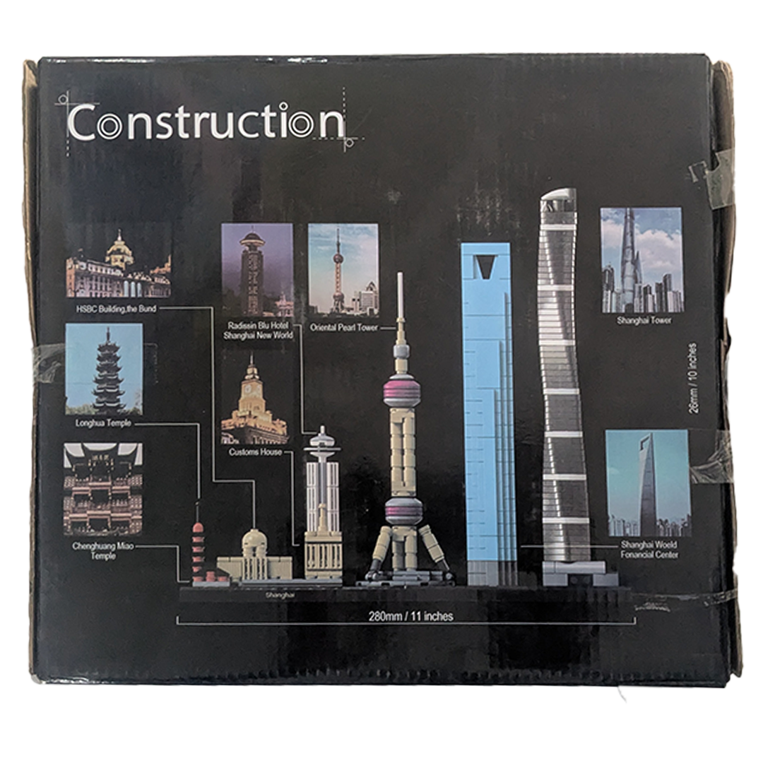Shanghai Skyline Construction Building Set