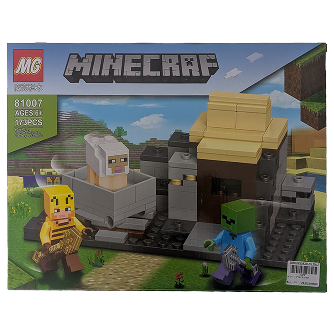 Minecraft Style Building Block Set: 173 Piece