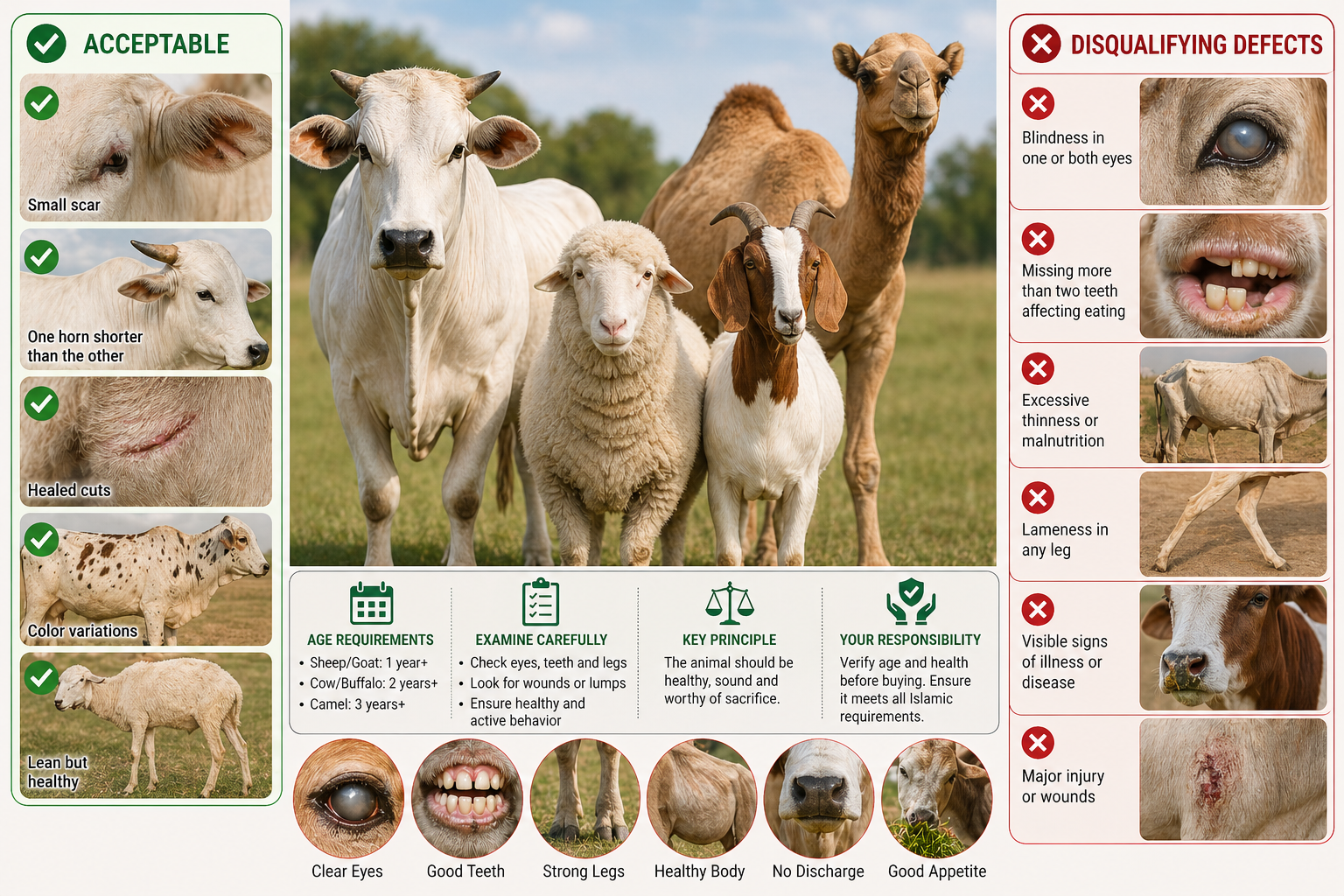 Qurbani Animal Defects: Every Islamic Eligibility Requirement Explained