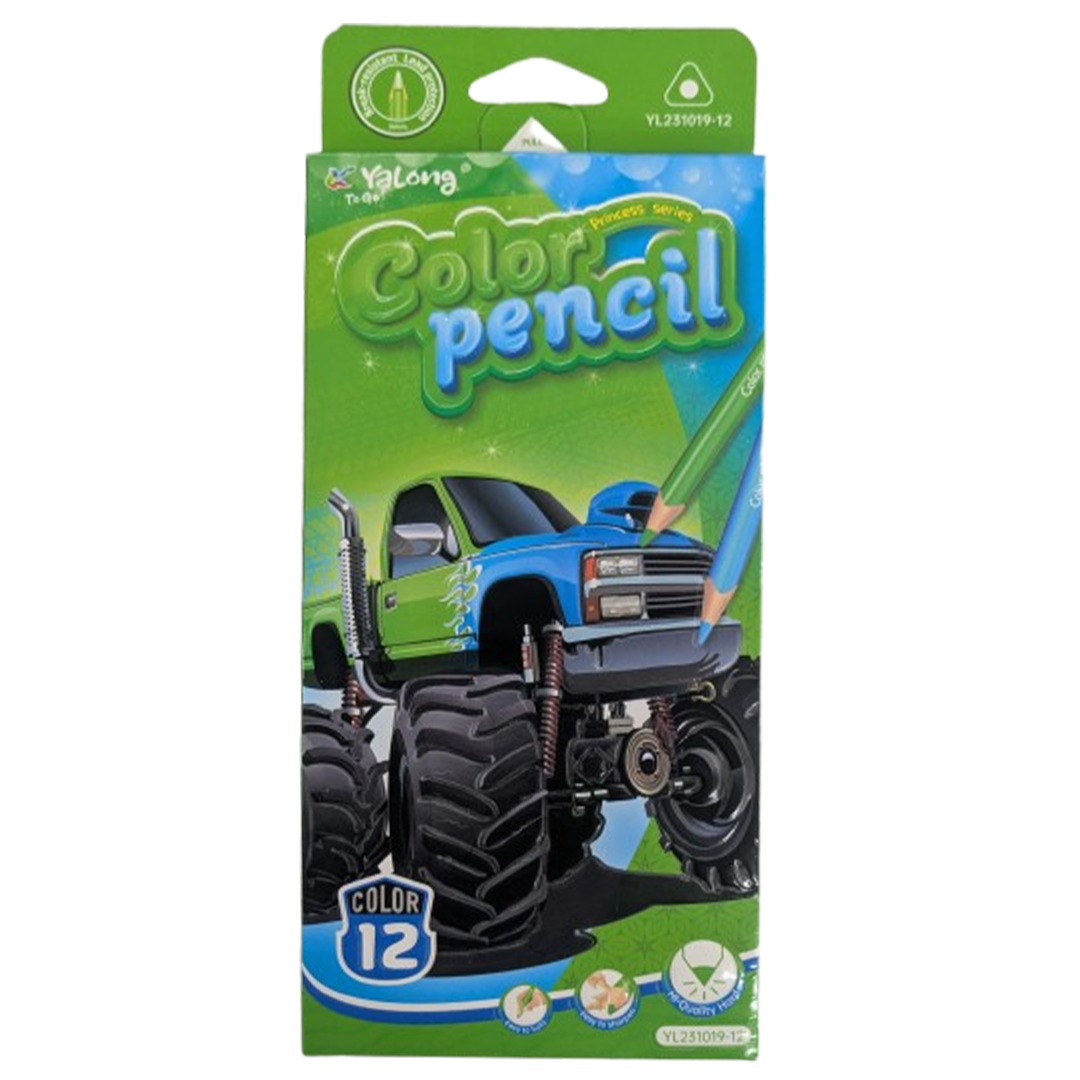 Yalong To Go! 12 Color Premium Colored Pencil Set