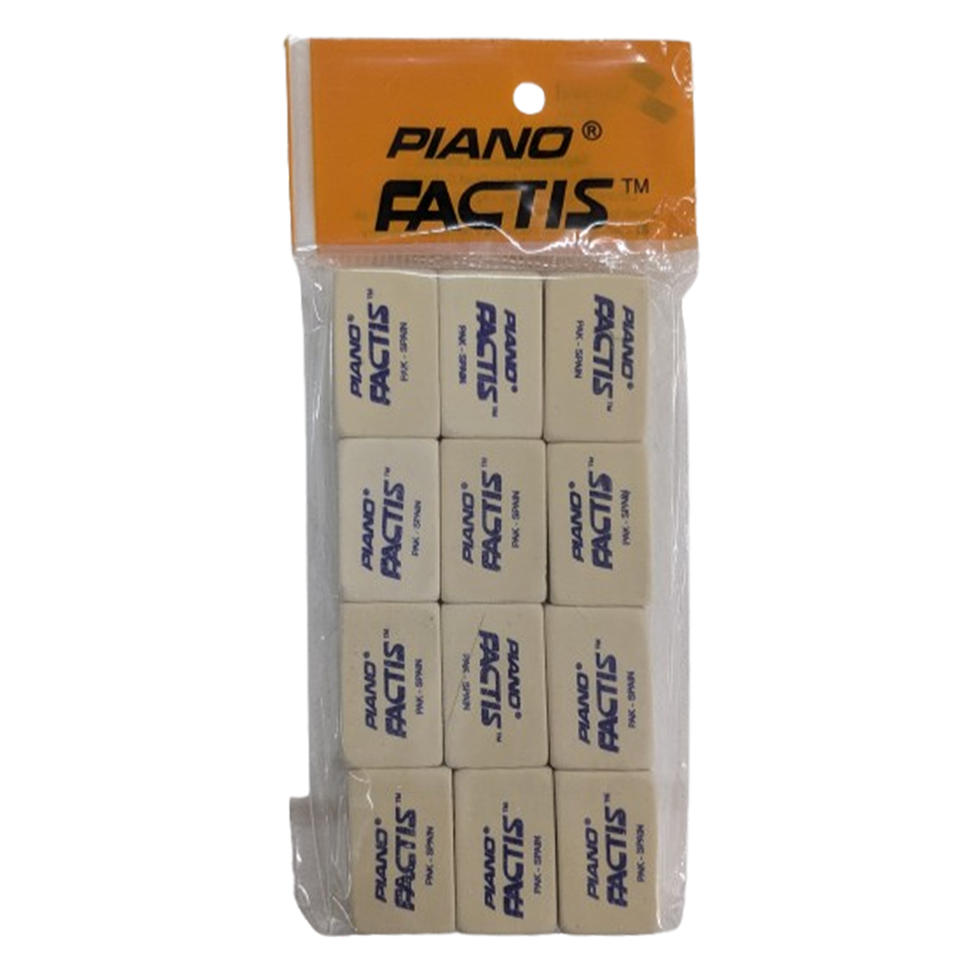 Piano Factis Erasers 12pcs