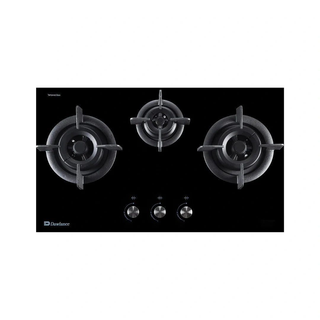 Dawlance Gas Hob (DHG 390 BN A Series) 3 BRN Glass