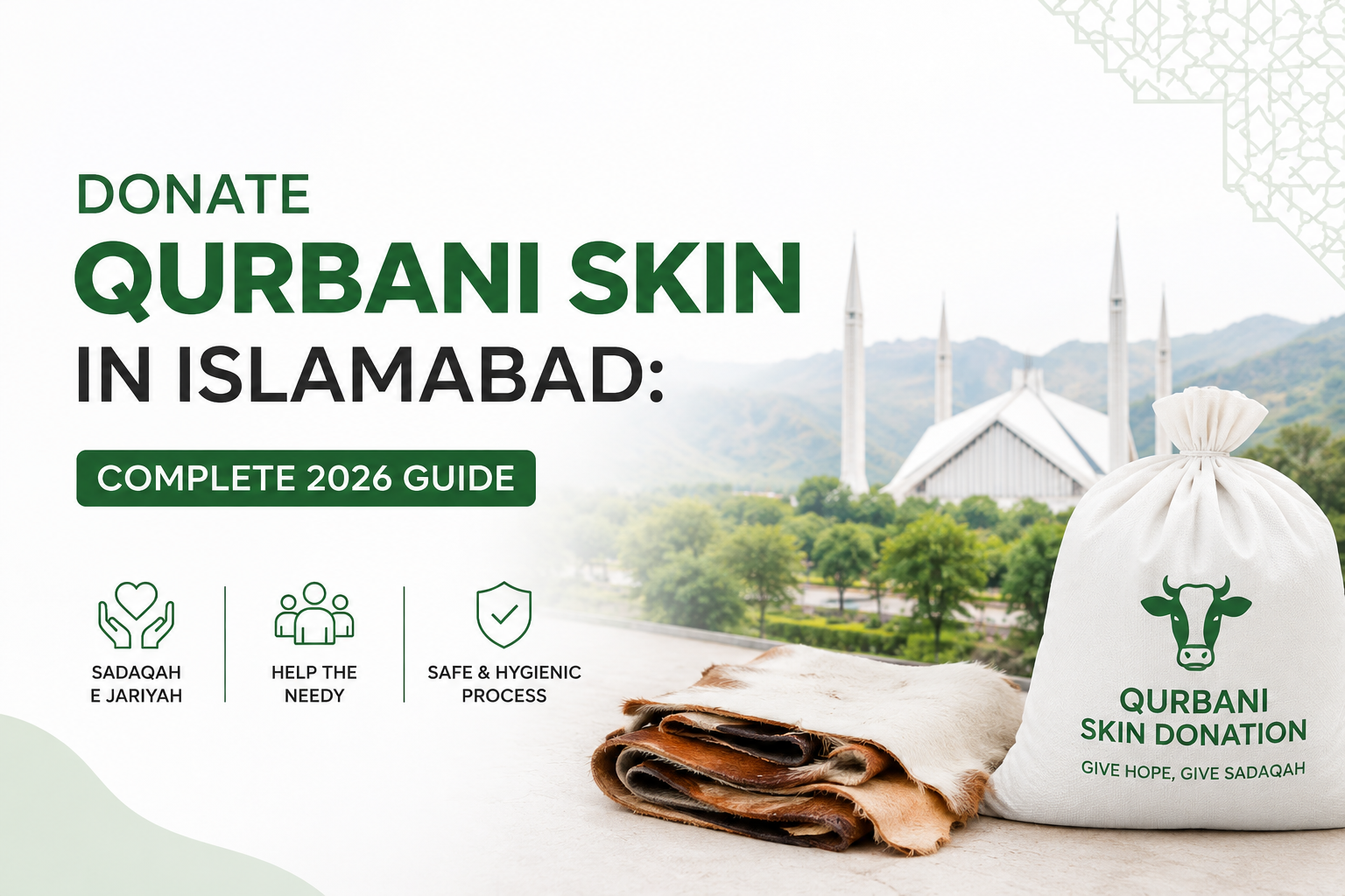 Donate Qurbani Skin in Islamabad: Complete 2026 Guide