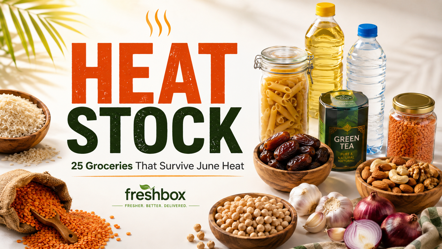 The Heat Stock Checklist: 25 Groceries That Actually Survive Islamabad's June Heat
