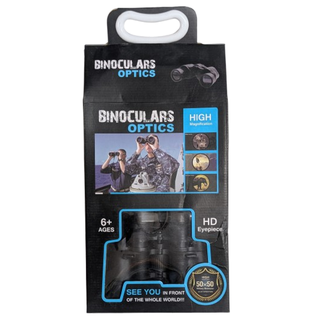 Binoculars Optics High Magnification Toy Set for Kids (Ages 6+)
