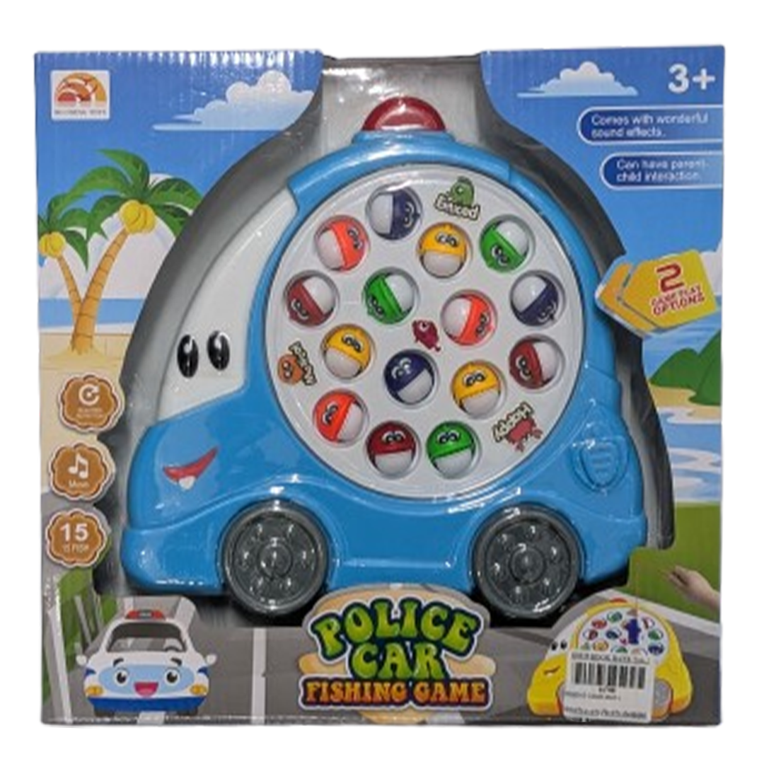 Bo Sheng Toys Police Car Fishing Game with Music and Sound Effect