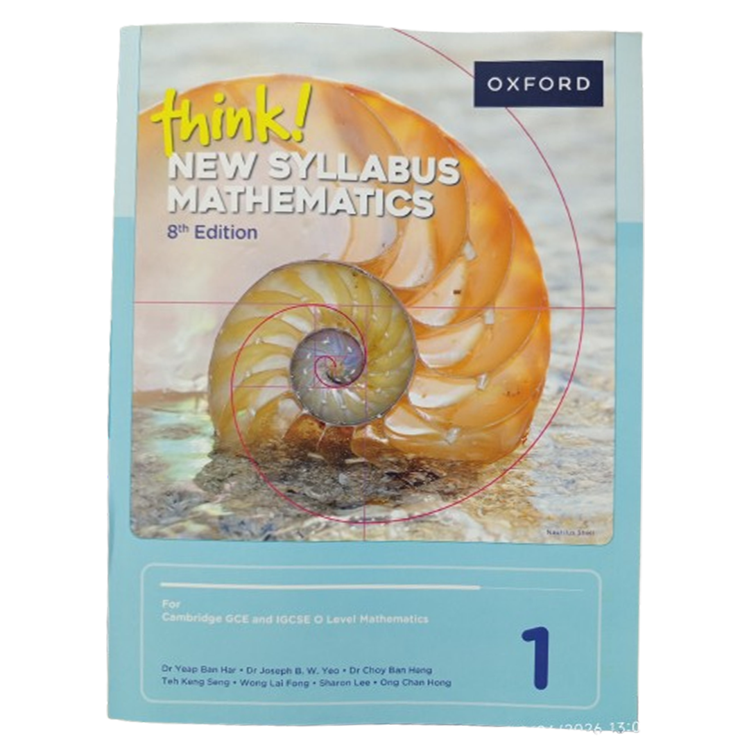 Think! New Syllabus Mathematics – Workbook 1 (8th Edition)