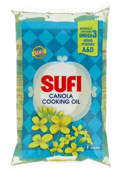 Sufi Canola Cooking Oil 1ltr