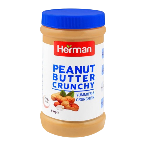 Herman Peanut Butter Crunchy 510G