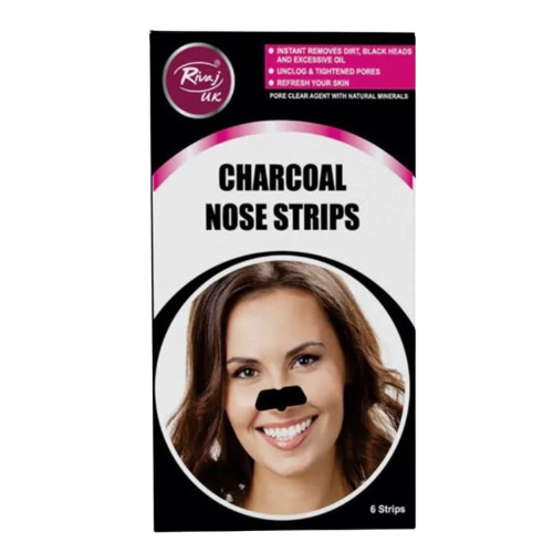 Rivaj Nose Strips Charcoal Nose Strips 6Pcs