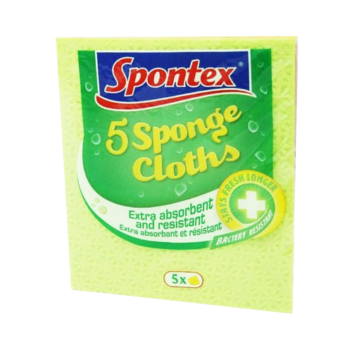 Spontex 5 Sponge Cloths 5X